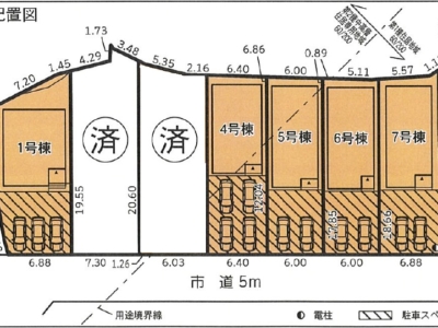 沼津市大岡第29　新築分譲住宅　全7棟